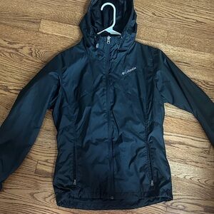 Women’s Columbia Black Rain Jacket- size M